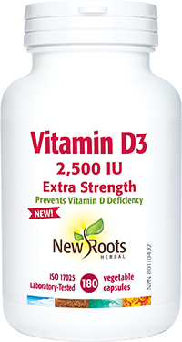 Vitamin D3 2,500 IU Extra Strength (Capsules)